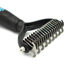Max and Neo 2 Sided Undercoat Rake Dog Dematting Comb - We Donate One for One to Dog Rescues for Every Product Sold