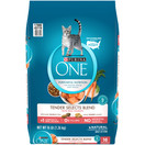 Purina ONE Natural Dry Cat Food, Tender Selects Blend With Real Salmon - 16 lb. Bag