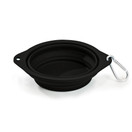 Ruff Products BarkBowl (Black, 800ml) - Collapsible Dog Bowl