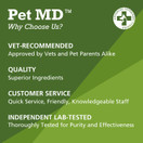 Pet MD - Dog Ear Cleaner Wipes - Otic Cleanser for Dogs to Stop Ear Itching, and Infections with Aloe and Eucalyptus - 100 Count