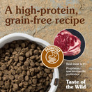 Taste of the Wild High Protein Real Meat Recipe Dry Dog Food with Real Roasted Bison & Roasted Venison