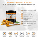 Glucosamine for Dogs - Dog Joint Supplement Support for Dogs with glucosamine Chondroitin, MSM, Turmeric - Advanced Hip and Joint Support for Dogs Chews and Pet Joint Pain Relief - 90 ct