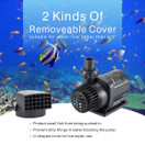 hygger Quiet Submersible and External 24V DC Water Pump, with Controller (30%-100% Settings), Powerful Return Pump for Fish Tanks, Aquariums, Ponds, Fountains, Sump, Hydroponics