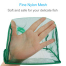 Pawfly Aquarium Fish Net Set Fish Catch Nets with Plastic Handle, 6-Inch and 4-Inch Pack