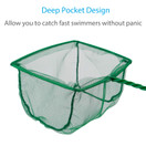 Pawfly Aquarium Fish Net Set Fish Catch Nets with Plastic Handle, 6-Inch and 4-Inch Pack