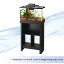 Aqueon 10 Gal Black Aquarium