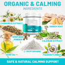 Hemp Calming Treats for Dogs - Made In USA - Helps With Dog Anxiety, Separation, Barking, Stress Relief, Thunderstorms and More - Natural Calming Relaxer for Aggressive Behavior - 120 Chews