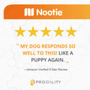 Nootie Progility Chewable Glucosamine for Dogs - Probiotics for Dogs- Dog Glucosamine -Chondroitin - MSM - Hyaluronic Acid - VIT C (60 Dog Treats Chews)