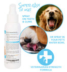 Dog Breath Freshener: Eliminate Bad Breath and Prevent Oral Disease in Dogs and Cats - Teeth Cleaning Spray with Aloe Vera - Plaque and Tartar Remover, Oral Hygiene for Pets (Net 4 FL OZ (118 ml)) x1