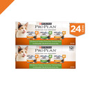 Purina Pro Plan Gravy Wet Cat Food Variety Pack, Chicken & Turkey Favorites - (2 Packs of 12) 3 oz. Cans