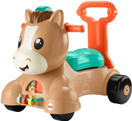 Fisher-Price Walk Bounce & Ride Pony, infant to toddler musical walker and ride-on toy