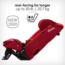 Diono Radian 3RXT, 4-in-1 Convertible Extended Rear and Forward Facing Convertible Car Seat, Steel Core, 10 Years 1 Car Seat, Ultimate Safety and Protection, Slim Design - Fits 3 Across, Red Cherry