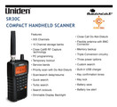 Uniden Bearcat SR30C, 500-Channel Compact Handheld Scanner, Close Call RF Capture, Turbo Search, PC programable, NASCAR, Racing, Aviation, Marine, Railroad, and Non-Digital Police Fire Public Safety