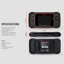 iCarsoft CR Pro Multi-Systems Diagnostic Scan Tool for Multi-Brand Vehicles +Oil Reset+EPB+BMS+DPF+SAS+ETC+BLD+INJ in Black