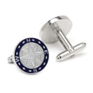 CUFFLINKS INC Blue Compass Cufflinks (Blue)