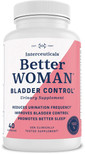 BetterWOMAN Bladder Control Supplement for Women- Helps to Reduce Bathroom Trips - Sleep Better at Night – Reduce Urgency and Occasional Leakage (1 Bottle)