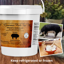 Cornhusker Kitchen Mangalitsa's Pork Fat Open Kettle Rendered Fat Lard No Preservatives Creamy White Fat Cooking Baking Pantry Food Items 24oz (1.5lb)