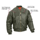  Rothco MA-1 Flight Jacket with Patches