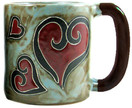  Mara Stoneware Mug Hearts - 16 oz