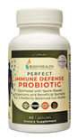 Perfect Immune Defense Probiotic - Highest Quality reseeding probiotics and Cutting-Edge Spore Probiotics, Acid- and Bile-Resistant (60 Caps)