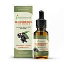  BodyHealth Elderberry Plus Vitamin-C Organic Liquid Sambucus Immune Supporting Drops 2 fl 0z, 30 Servings