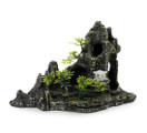 XAUIIO Aquarium Fish Tank Mountain View Stone Decoration, Resin Moss Tree Rock Cave Ornament