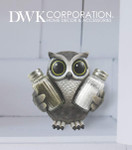 DWK Animal Holder with Salt And Pepper Shaker Set (3 Piece) | Kitchen Décor and Accessories | Salt and Pepper Shakers | Home Décor | Home Decorations - Owl