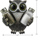 DWK Animal Holder with Salt And Pepper Shaker Set (3 Piece) | Kitchen Décor and Accessories | Salt and Pepper Shakers | Home Décor |  Home Decorations - Owl