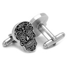 CUFFLINKS INC Silver Day of the Dead Cufflinks (Silver)