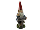 DWK "Take A Hike Go Away" Garden Gnome Statue | Yard Decoration and Yard Art | Garden Statues | Front Porch Decorations | Statues and Figurines | Home Decor - 18"