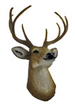 DWK "The Duke" Wall Mounted Faux Dear Head | Wall Art for your Home | Animal Rustic Home Décor | Dear Hunting Decorations | Taxidermy Wall Mount - 22.5"