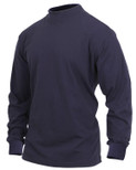 Rothco Mock Turtleneck -  Midnight Navy Blue Large