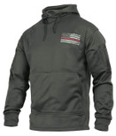 Rothco Thin Red Line Concealed Carry Hoodie - Grey XL