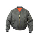 Rothco MA-1 Flight Jacket -  Sage Green Large