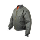 Rothco MA-1 Flight Jacket -  Sage Green Large