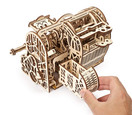 UGEARS 3D Puzzles Wooden Box - DIY Cash Register with Money Box - Exclusive Wooden Model Kits for Adults to Build - Vintage Wooden Mechanical Models - Self Assembly Woodcraft Construction Kits