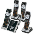  AT&T CL82413 DECT 6.0 Cordless Phone with Answering System - 4 Handsets, Black (ATTCL82413)