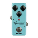 NUX Morning Star Guitar Overdrive Effect Pedal Blues-break Overdrive w/ an extra Treble touch option,True Bypass or Buffer Bypass