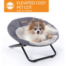 K&H PET PRODUCTS Elevated Cozy Cot Classy Gray Small 20 Inches