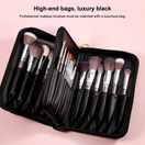 Docolor Makeup Brushes 29 Piece Professional Makeup Brush Set Premium Goat Hair Kabuki Foundation Blending Brush Face Powder Blush Concealers Eye Shadows Make Up Brushes Kit with PU Leather Case