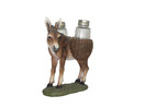 DWK Animal Holder with Salt And Pepper Shaker Set (3 Piece) | Kitchen Décor and Accessories | Salt and Pepper Shakers | Home Décor | Home Decorations - Donkey