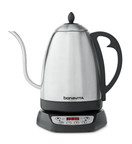 Bonavita 1.7L Variable Temperature Control Kettle, 1.7 Liters, Silver & Black