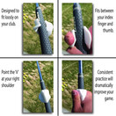 Grip Secret Men’s Golf and Women’s Golf Training Aid for Power & Accuracy Golf Swing Trainer Improves Your Golf Swing Inspired by Ben Hogan Perfect Golf Accessories for Men and Women Who Play Golf