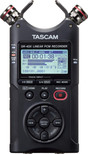 Tascam DR-40X Four-Track Digital Audio Recorder and USB Audio Interface in Black