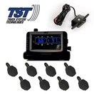 Truck Systems Technology TST 507 Tire Pressure Monitor with 8 Flow-Thru Sensors with Color Display