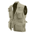 Rothco Deluxe Safari Outback Vest - Khaki in Medium