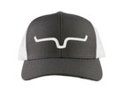 Kimes Ranch Mens Trucker Weekly Cap One Size Charcoal / White