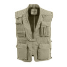 Rothco Deluxe Safari Outback Vest, Khaki 3XL