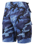 Rothco Colored Camo BDU Shorts - Sky Blue Camo XL