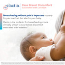 Elactia Breastfeed Happy | Probiotic for Breastfeeding Moms | Ease Lactational Breast Pain | Promote Healthy Lactation | Newborn Essentials for Mom & Baby | Daily Breastfeeding Supplement | 30 Count